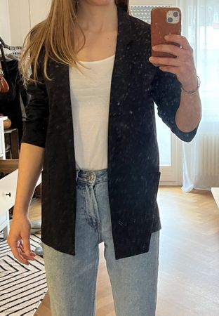 Blazer schwarz Damen XS
