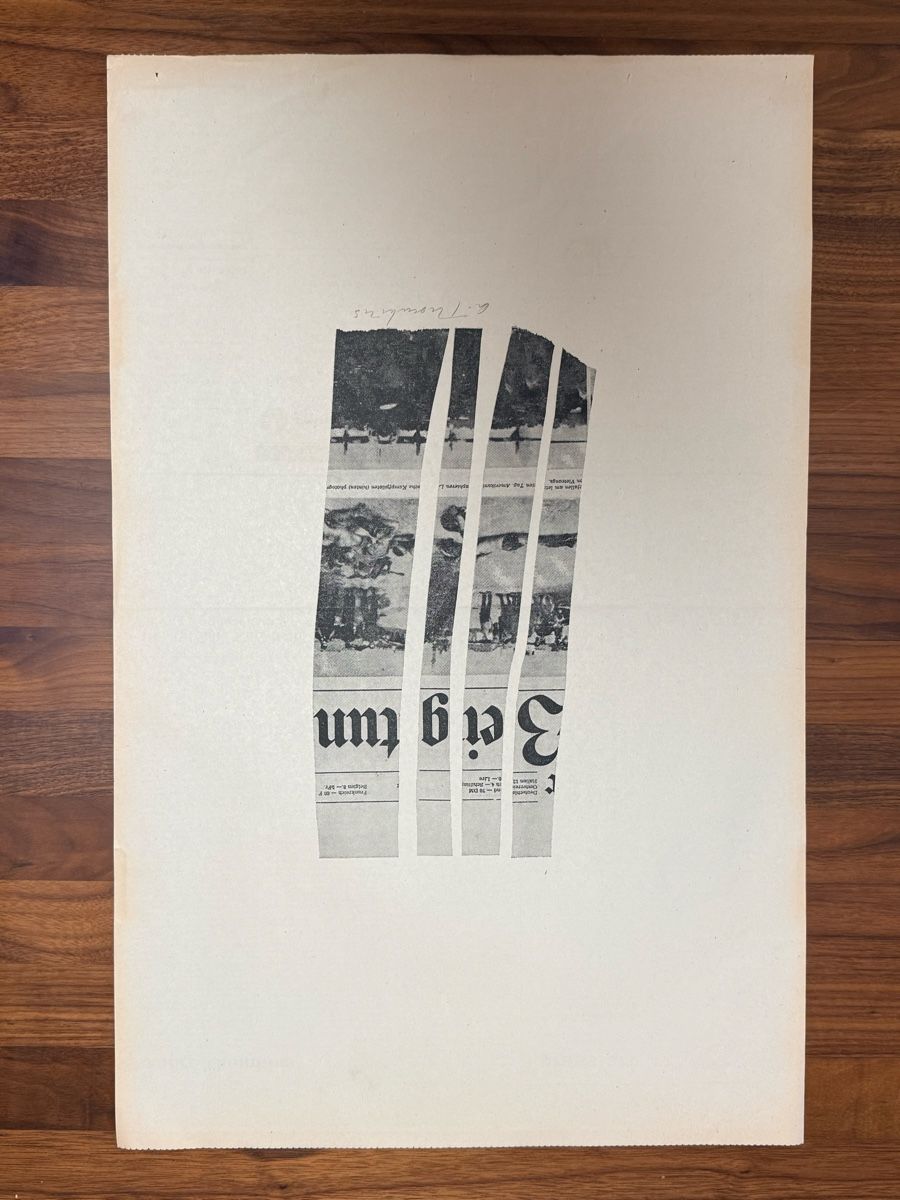 Grafica & Litografie: Andre Thomkins  - Offsetdruck handsigniert – Usato da Solothurn venduto da NUVICO 1