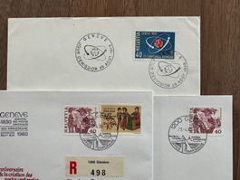 Genf / Genève, Nr. 338 Atomkonferenz Ersttag, 150ème anni-