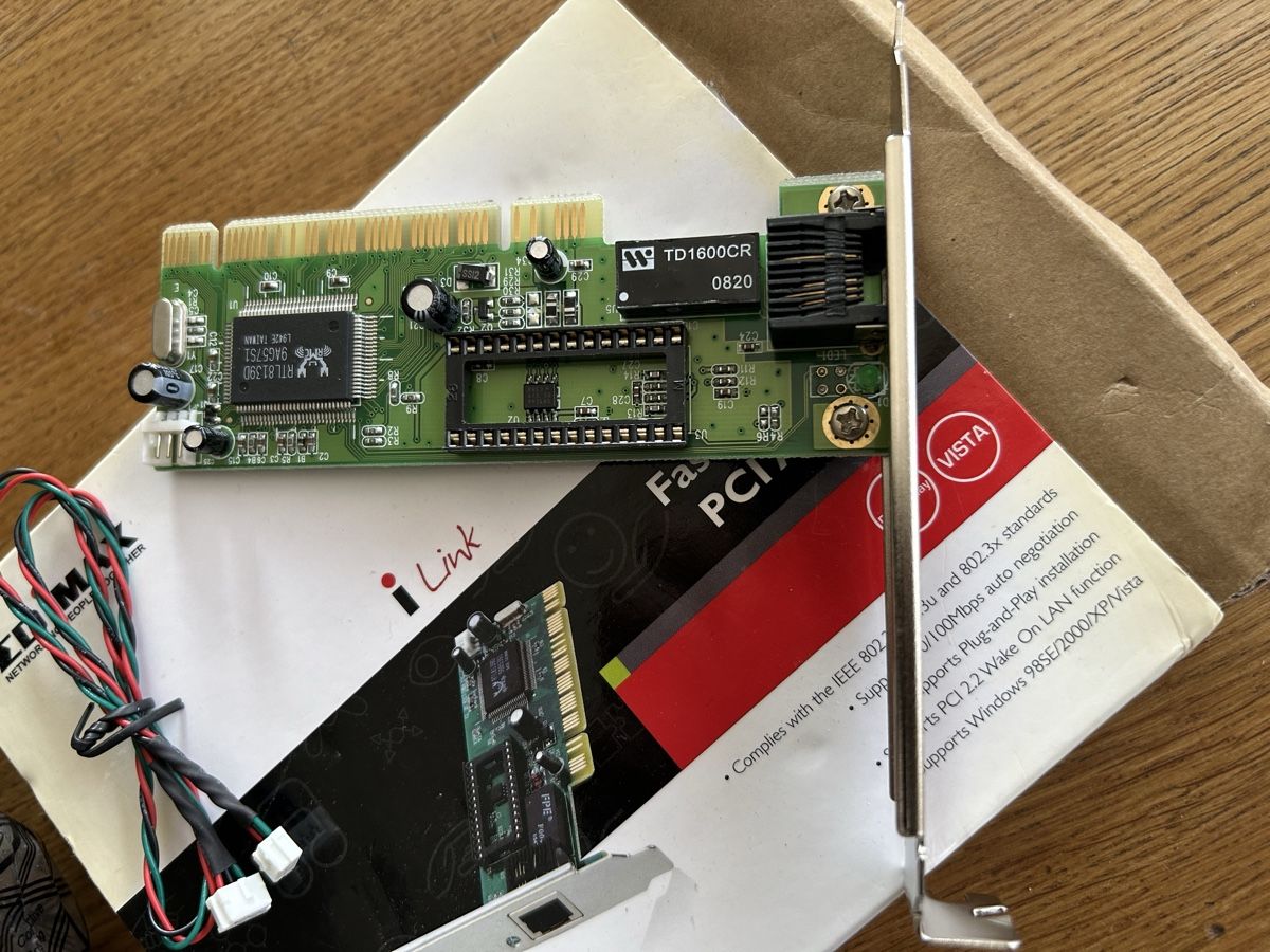 PC: EDIMAX Fast Ethernet PCI Adapter, OVP – Nuovo e nell'imballaggio originale da möhlin venduto da Caja1 2
