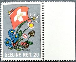 Soldatenmarke 2.WK, Geb Infantrie Rgt 20, Aufdr, Wi Inf 187