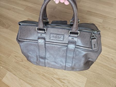 Massimo Dutti Ledertasche Braun