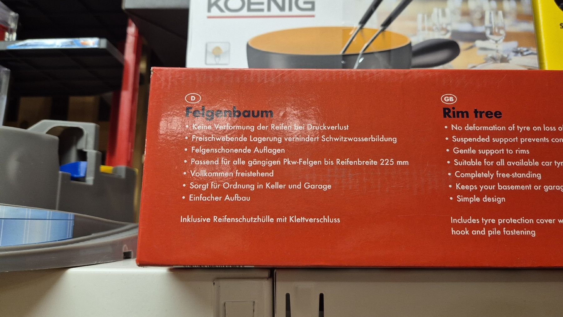 Werkzeugkasten & Aufbewahrung: Felgenbaum für Sommer- oder Winterräder bis 225 mm – Gebraucht aus Dübendorf von digital_bath 6