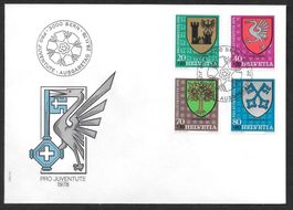 FDC Pro Juventute Serie 1978 J265 - J268 ET Bern 28.11.1978