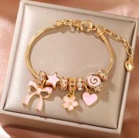 Verstellbares herzförmiges Damen/Mädchen Armband *neu*