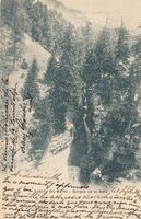Leukerbad Loëche les Bains Gorges de la Dala 1902