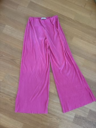 Bershka Pluderhose Gr.S Pink Glitzer Sommerhose Freizeit 🤩