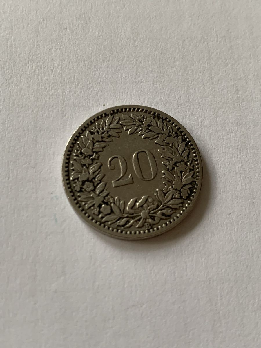 Tutti le monete: Schweizer 20 Rappen Münze, 1897 – Usato da Lyss venduto da nekoreh 2