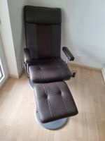 Massage-Sessel dunkelbraun