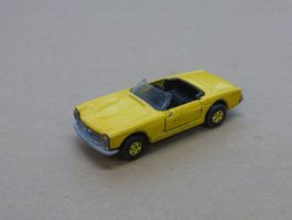 Matchbox Mercedes 230 SL gelb Modellauto gebraucht