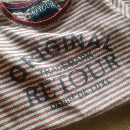 🐸 T-Shirt gestreift RETOUR 140