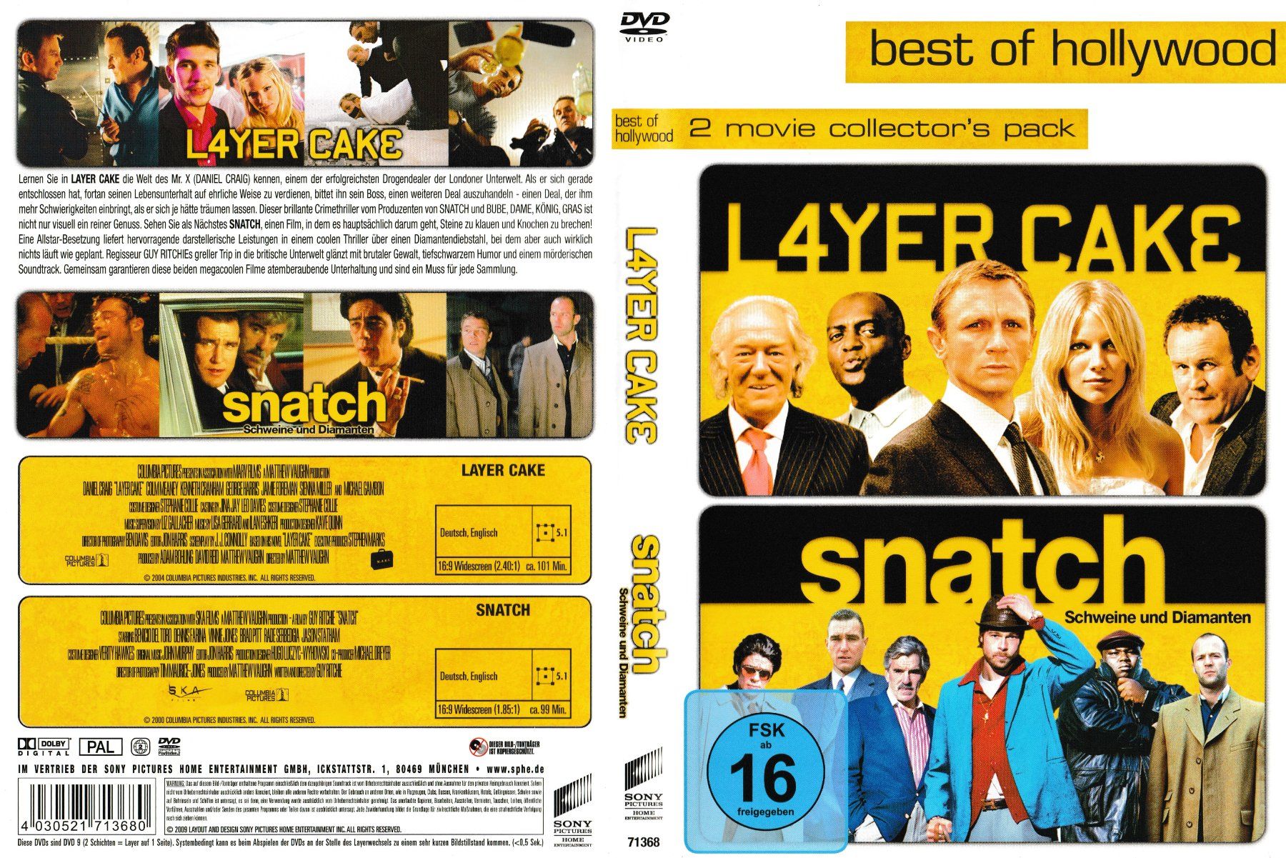 Tutti i DVDs: DVD - 2 Movie Pack: L4yer Cake / Snatch – Usato da Langnau am Albis venduto da MediaRescuerKeLoX