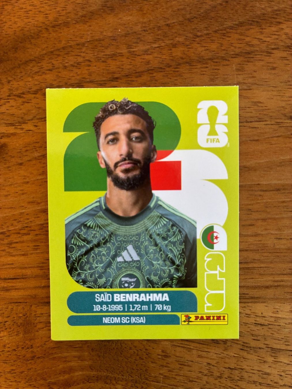 Panini Carte collezionabili: FIFA WC 2026 Said Benrahma ALG 16 – Usato da Boll venduto da valoune01