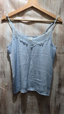 🎉 Jacqueline de Yong Spitzentop / Cami - 34 - Hellblau