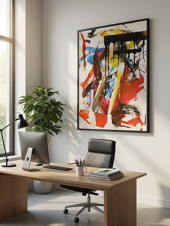 Foto & Immagini: "DRAMATIC HORIZONS astratto 60x90  – Usato da Bellinzona venduto da ARCAOS.ART 2