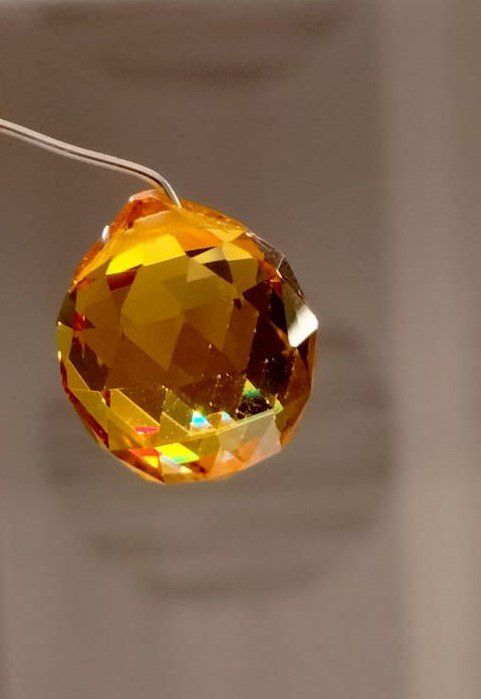Tutte le decorazioni: Kristallkugel - Bohemia amber D2cm – Nuovo e nell'imballaggio originale da Oekingen venduto da italia006 1