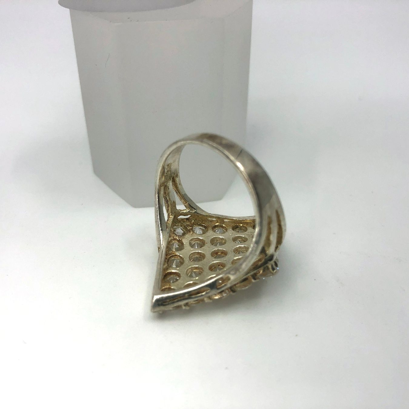 Ringe: Ring Silber 925 mit vielen Steinen – Gebraucht aus Basel von Tiabeanie 2