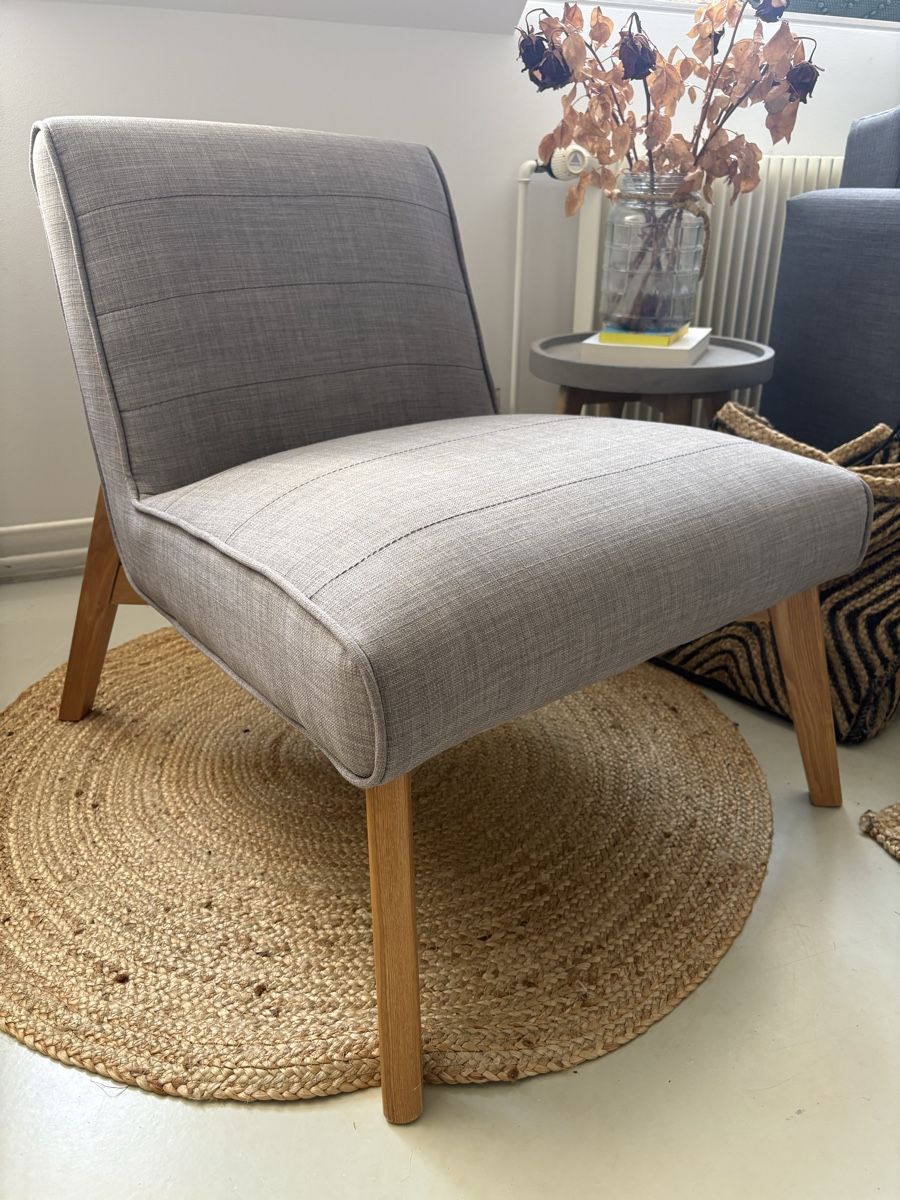 La Redoute Fauteuils: Fauteuil Jimi La Redoute gris clair bleuté  – Neuf (Voir description) à Basel par dc.lucile