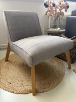 Fauteuil Jimi La Redoute gris clair bleuté 