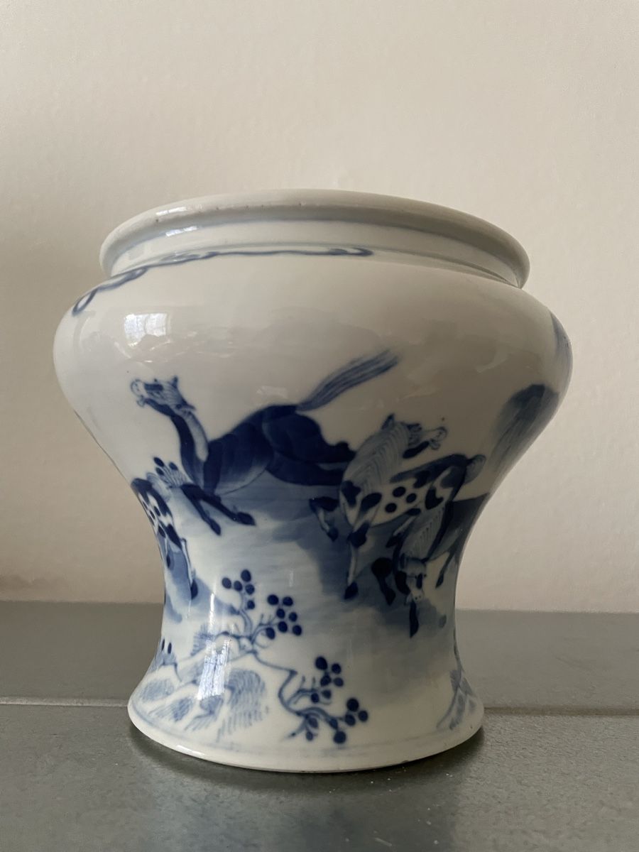 Vase & Récipients: Chinesische blau-weiße Vase – D'occasion à Basel par Amechan. 9