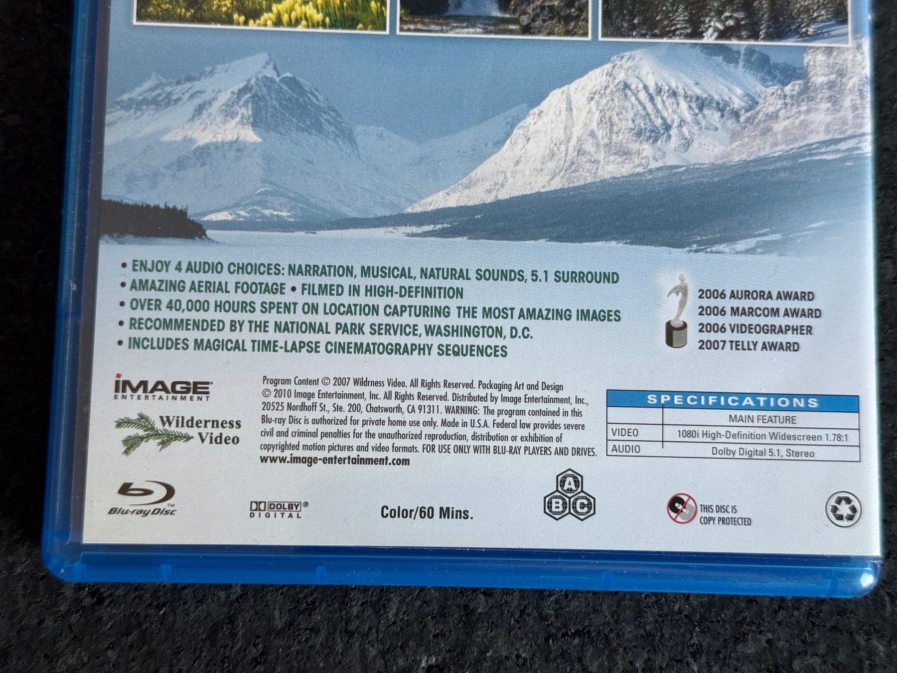 Alle DVDs: Glacier National Park Blu-ray Disc high definition – Gebraucht aus Fribourg von tschjoly 3