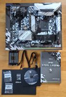 ASRock B450 Steel Legend Motherboard + Wi-Fi & BT Dongle