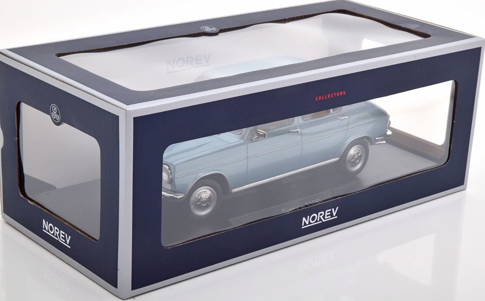 Simca Modellini d'auto: SIMCA 1100 GLS 1968 ESTORIL BLUE 1:18 NOREV – Nuovo e nell'imballaggio originale da Suhr venduto da Moebelsiralfred 2