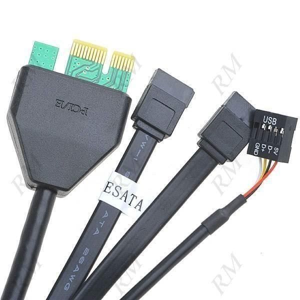 Hub & Switch: 5.2 5PCI-E to 2xUSB3.0+SATA+eSATA+Card Re – Nuovo e nell'imballaggio originale da Unterägeri venduto da RmOnline 5