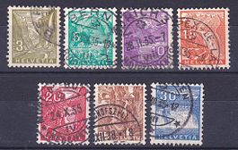 1934 Landschaftbilder Nr. 194-200, gestempelt