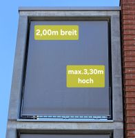 Senkrechtstore 2,00m breit, max.3,30m hoch
