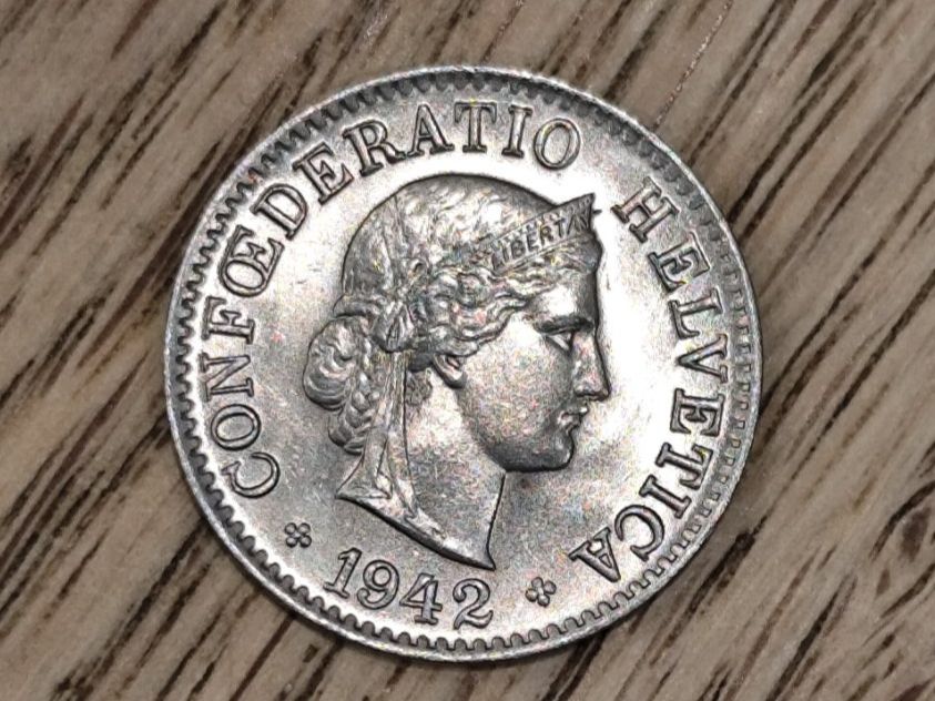 Tutti le monete: ==> 5Rp 1942 stgl/-stgl <== – Usato da Bern venduto da b.man_is_back