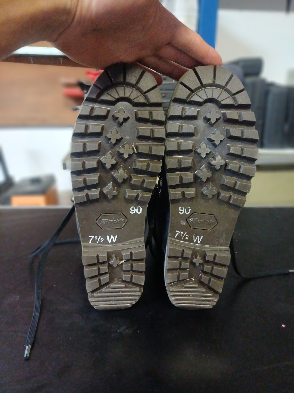 Raichle Scarpe da uomo: Raichle Schalenschuhe Militär – Difettoso da Wangenried venduto da Recycler94 3