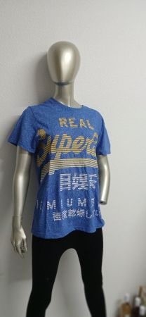 Superdry T-Shirt blau Grösse XL Neu