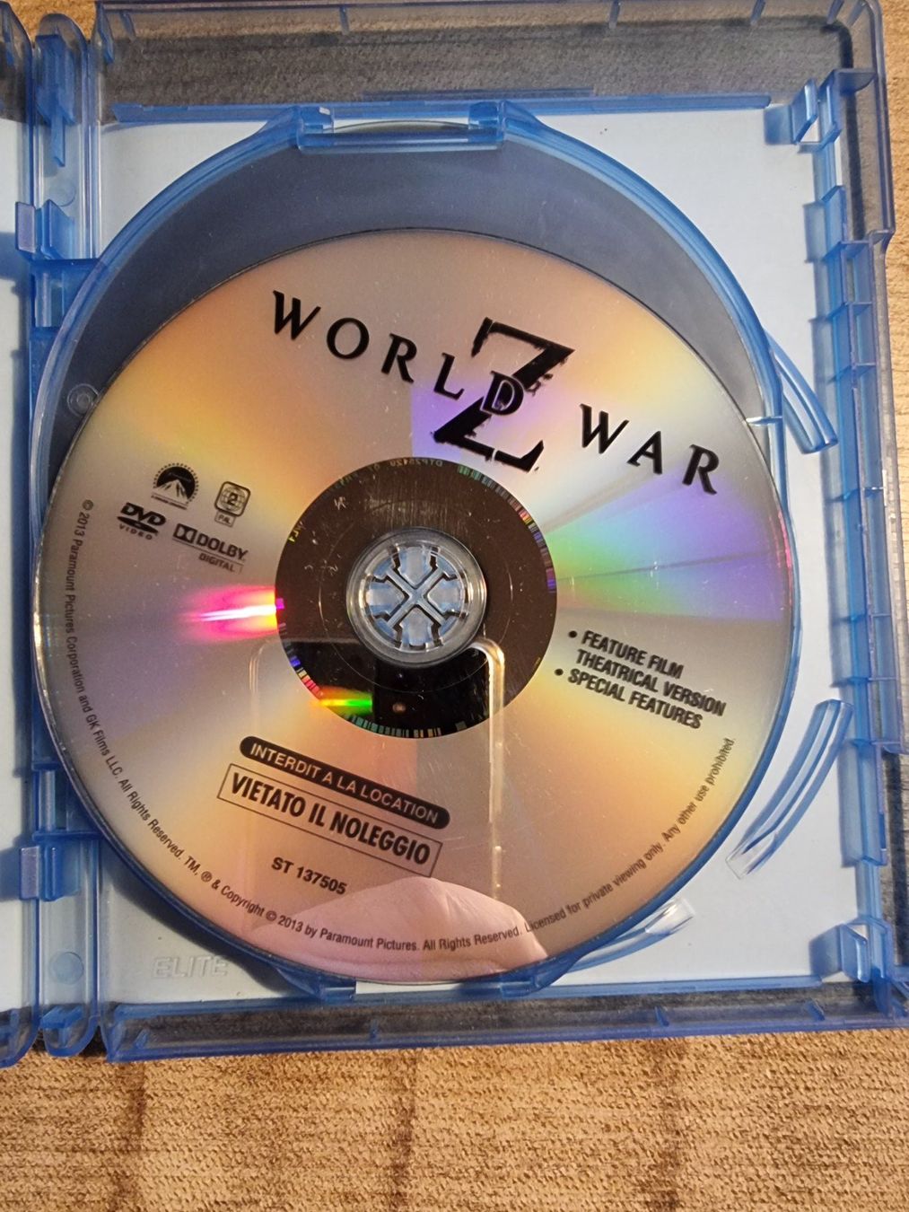 Tutti i DVDs: World War Z – Usato da Chavannes-près-Renens venduto da XWR4 4