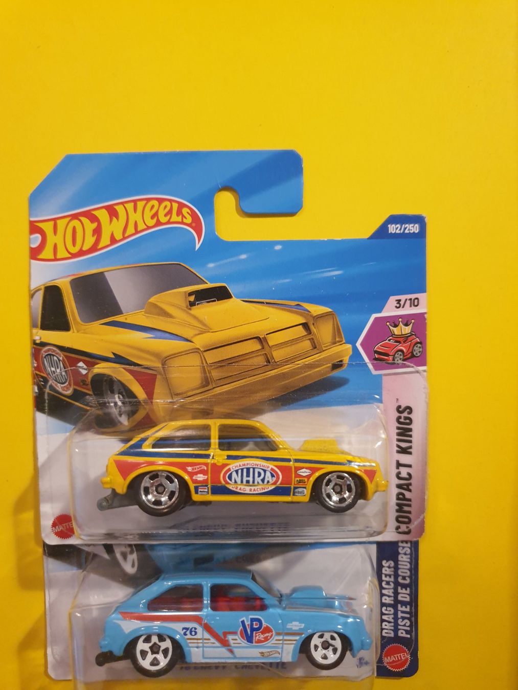 Hot Wheels Modellini d'auto: 2 x Hot Wheels '76 CHEVY CHEVETTE – Nuovo e nell'imballaggio originale da Oftringen venduto da Rotor 2