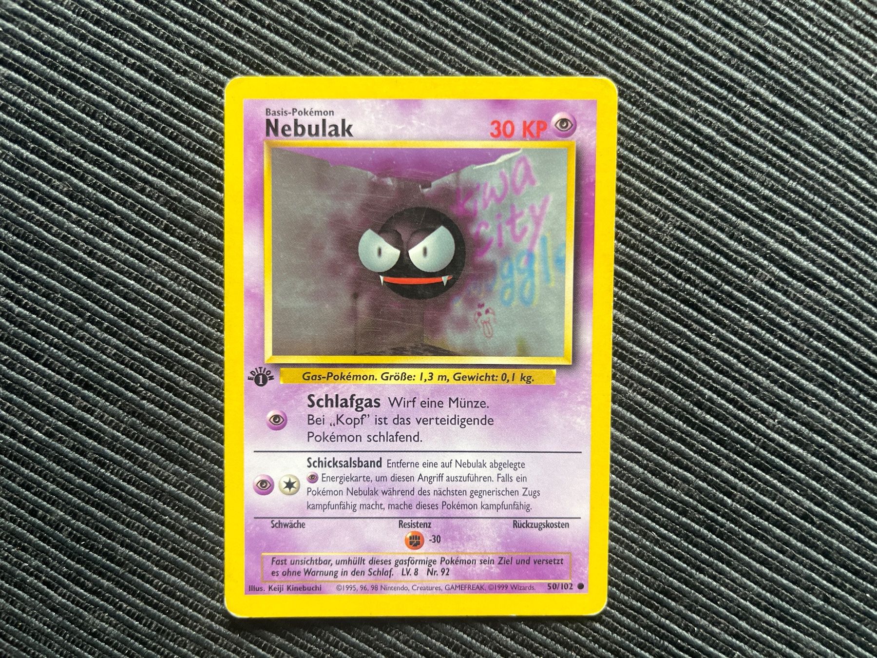 Pokémon Carte collezionabili: Pokemon Nebulak 1. Edition non holo Base Set – Usato da Wabern venduto da Collectfun