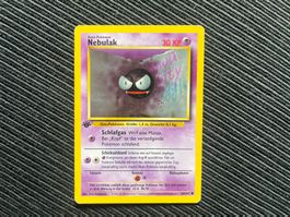 Pokemon Nebulak 1. Edition non holo Base Set