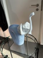 Handgefertigte Glas-Skulptur Elefant – modernes Kunstglas
