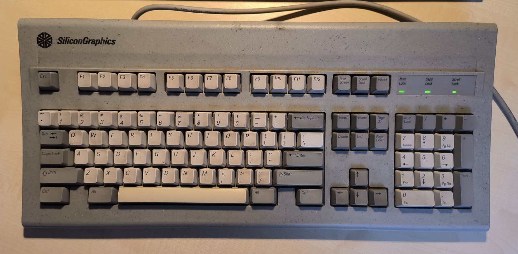 Tastaturen: SiliconGraphics U.S. AT-101 Keyboard 9500900 – Gebraucht aus Möhlin von Oemer_von_Ueskueb