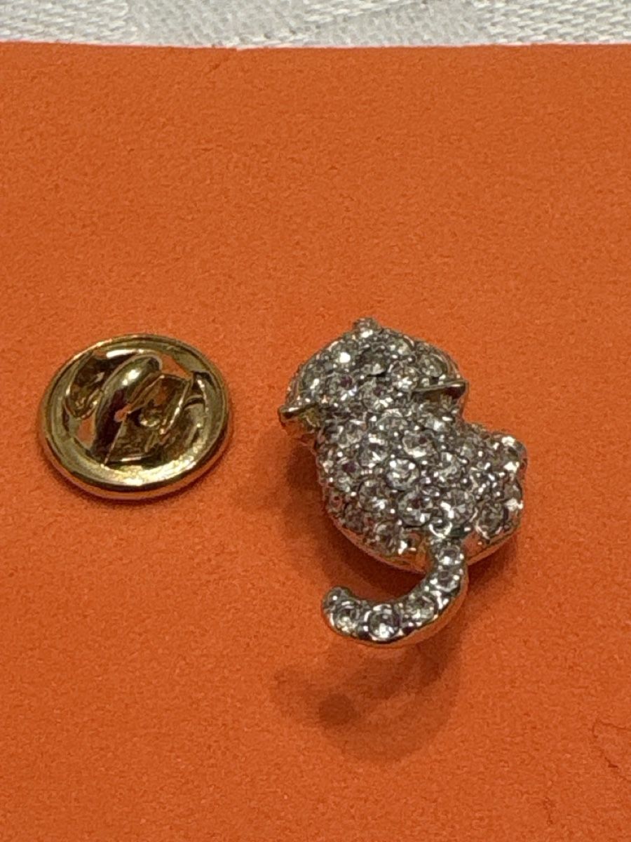 Spille & Fermagli: Vintage Strass-Katze-Pin – Nuovo (secondo la descrizione) da Gattikon venduto da mo.suter 2