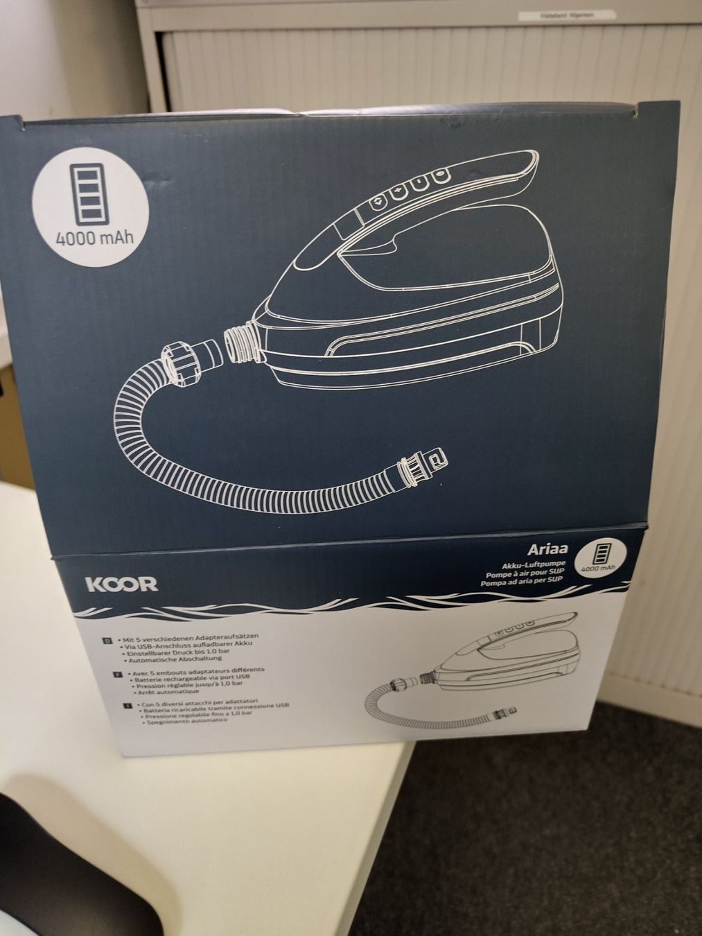 Pumpen & Teile: Koor - SUP Akku-Luftpumpe Poompa – Neu und originalverpackt aus Dällikon von Retouren_Resale