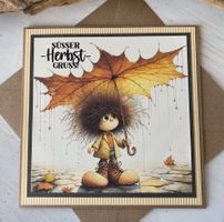 Glückwunschkarte, Herbst, Geburtstag
