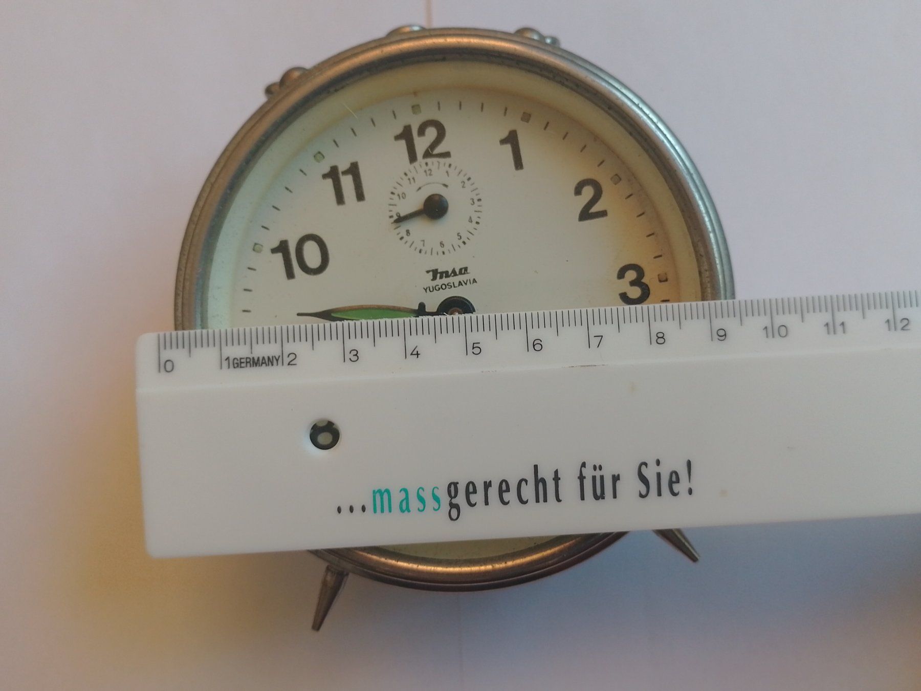 Sveglie: Vintage Wecker Yugoslavia Insa, repeater alarm – Usato da Baden venduto da TellsKuchenhaus 8