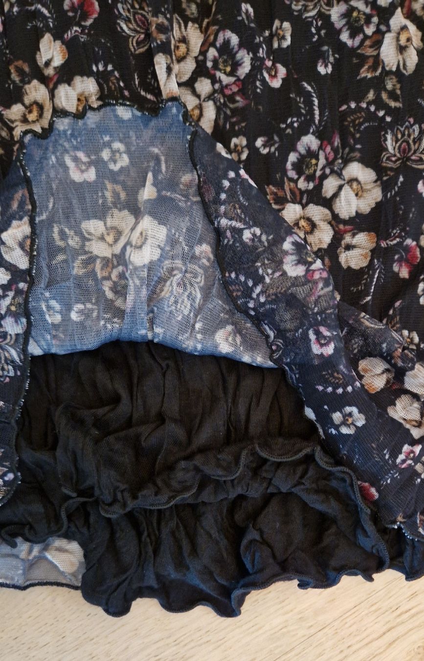 T-shirt: Susy Mix Bluse, Grösse S, mit Blumenmuster – Usato da Gasel venduto da sale65 3