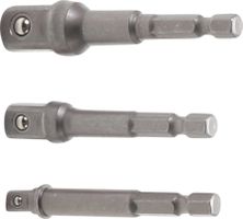 Adapter-Satz Bohrmaschinen, Nüsse, 3tlg.