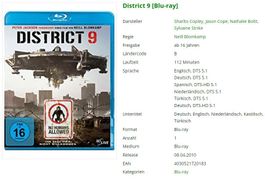 District 9 (Blu-ray)