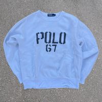 Polo Ralph Lauren Sweater Pullover Spellout Weiss