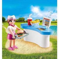 Playmobil "Serveuse avec comptoir"