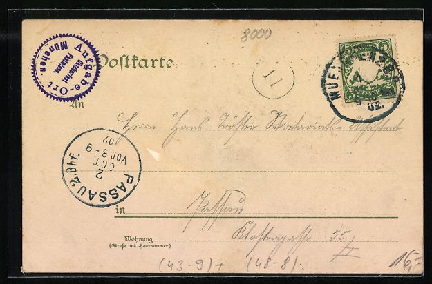 Cartoline postali: Litho Leierkasten-Mann auf einem Volksfe – Usato da Berlin venduto da bartko-reher 1