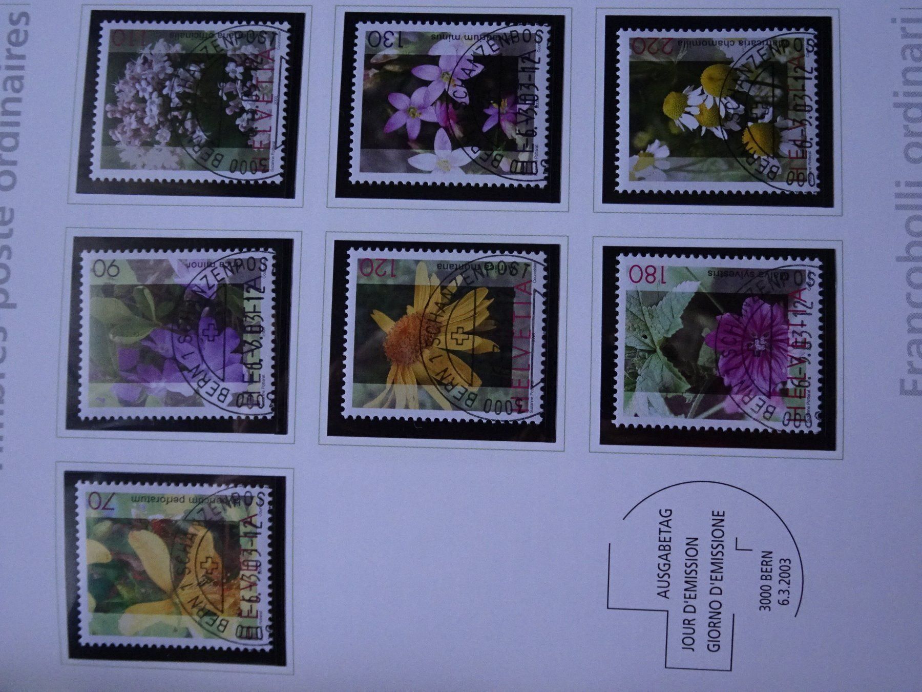 Alle Briefmarken: 2003 – Neu (gemäss Beschreibung) aus Aadorf von Chnorli-Furz